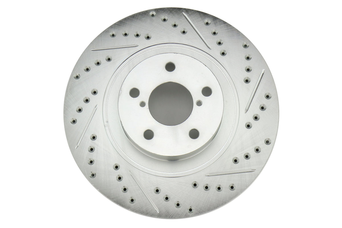STT227.47021 Stoptech C-Tek Sport Drilled and Slotted Front Rotor Pair - 2013-2021 FRS / BRZ / 86,