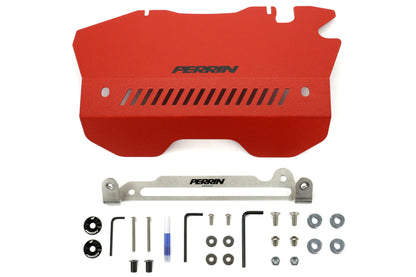 PERPSP-ENG-152RD Perrin Pulley Cover - 2015+ WRX-Red,