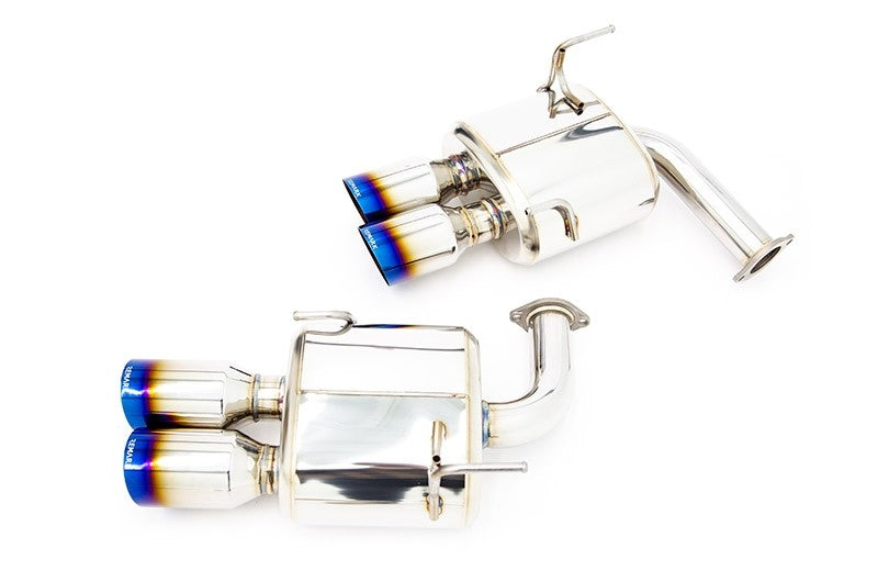 REMRK-C4076S-01T Remark 4" Quad Exhaust - 2015+ WRX / STI-Burnt Titanium Tips-Non-Resonated,