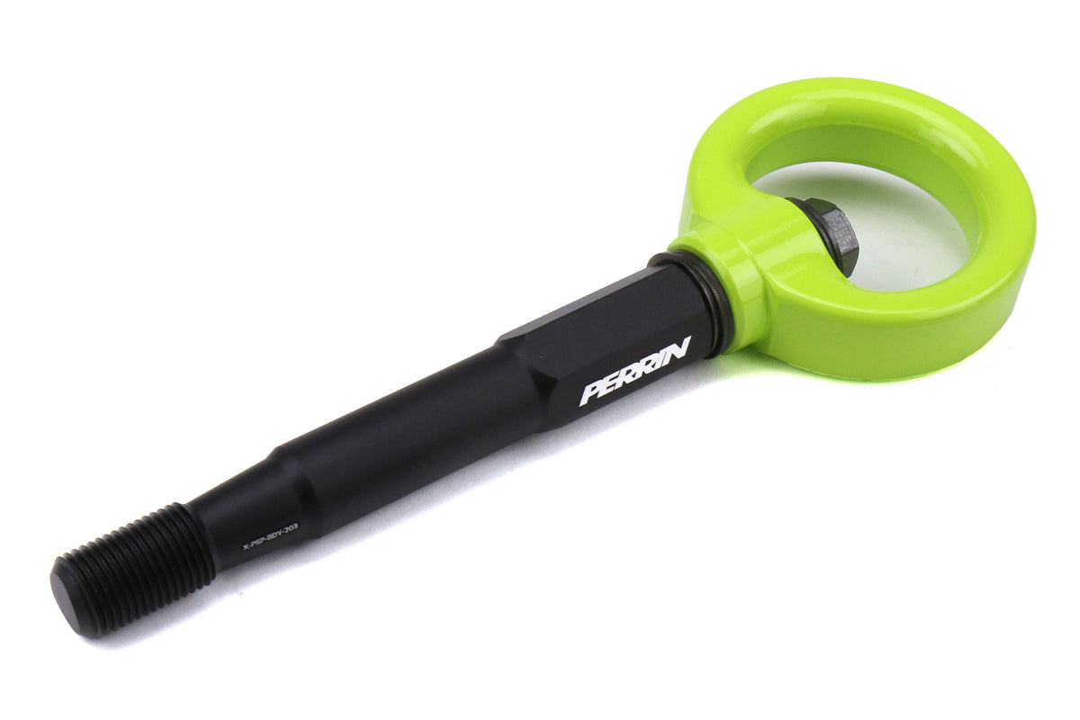 PERPSP-BDY-232NY PERRIN Front Tow Hook - 2015-2017 WRX / STI-Neon Yellow,