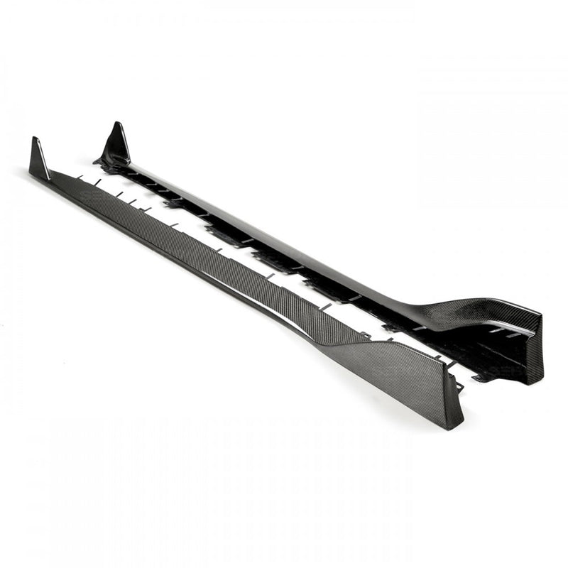 SEISS20TYSUP-MB Seibon MB Style Carbon Fiber Side Skirts - 2020-2021 Toyota A90 Supra,