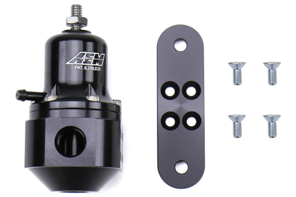 AEI25-305BK AEM 25-305BK Universal High Cap Adjustable Fuel Pressure Regulator,