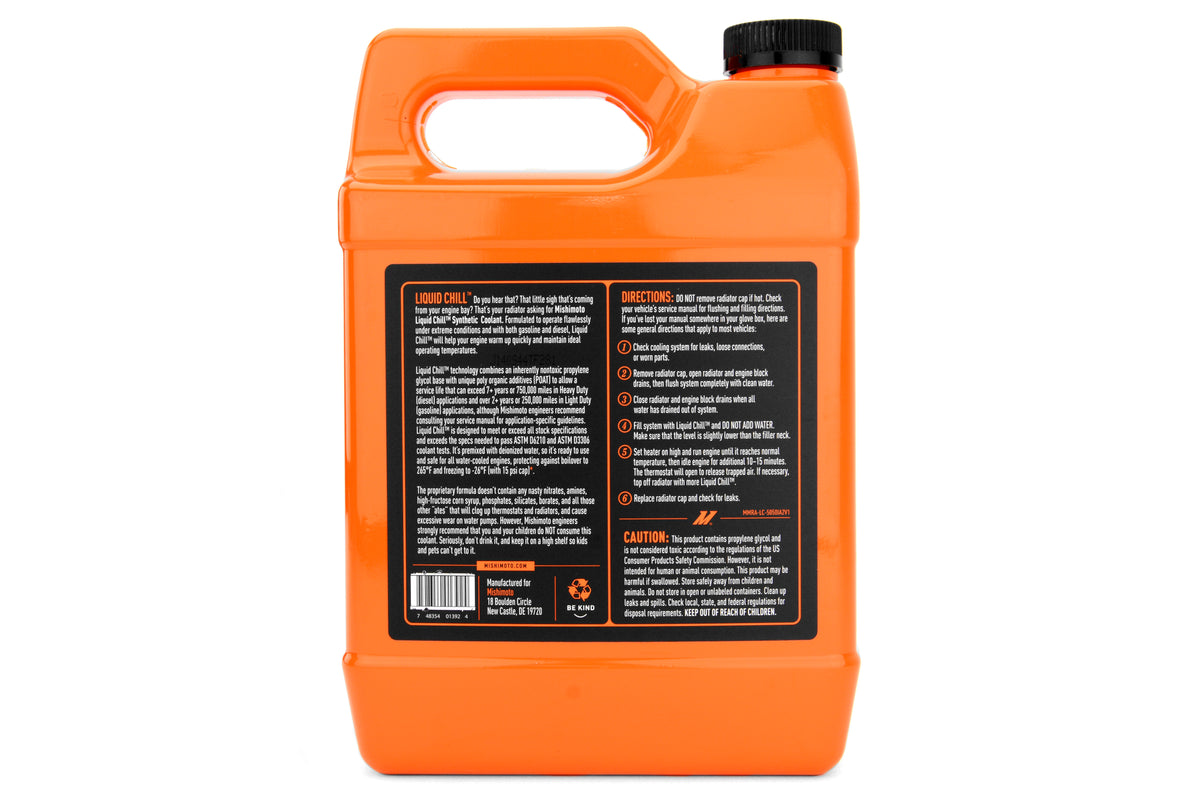 MIMMMRA-LC-5050F Mishimoto Liquid Chill Synthetic Engine Coolant, Premixed 1 Gal. - Universal,
