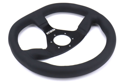 SPR015TRGL1TUV Sparco L360 Black Leather Steering Wheel - Universal,