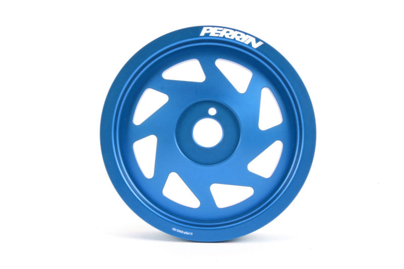 PERPSP-ENG-101BL PERRIN Lightweight Crank Pulley Blue - Subaru Models (inc. BRZ 2013+ / WRX 2015 - 2018),