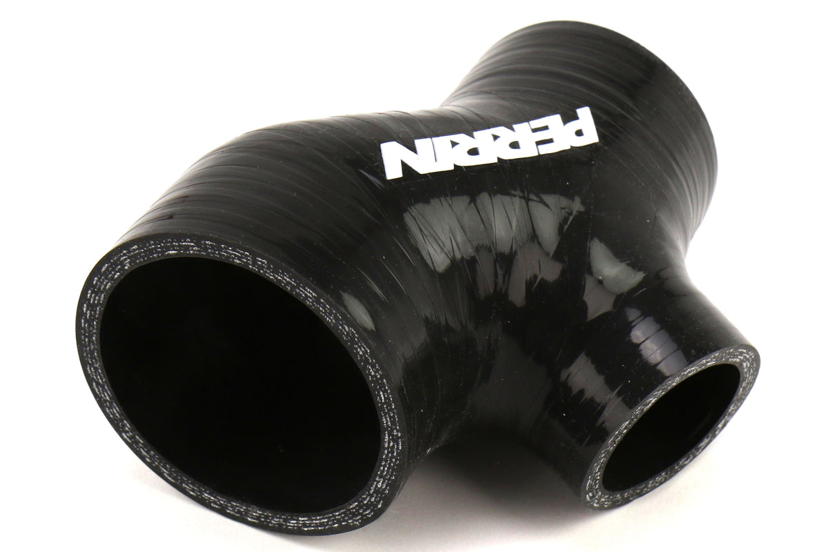 PERPSP-ITR-200RD Perrin High Flow Aluminum Charge Pipe - 2015+ WRX / 2014+ Forester XT-Red,