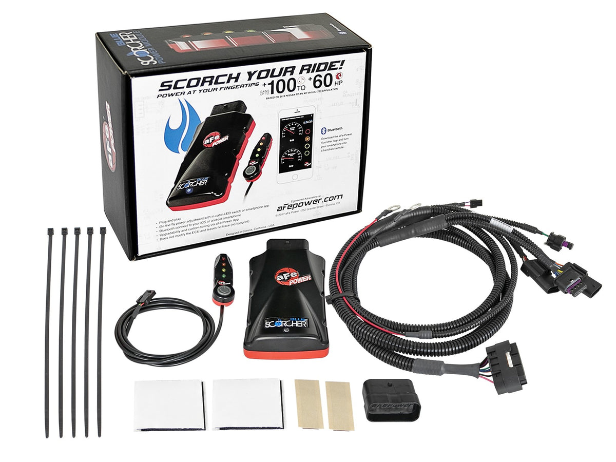 AFE77-86004 aFe SCORCHER BLUE Bluetooth Capable Power Module - 2020-2021 Toyota A90 Supra,