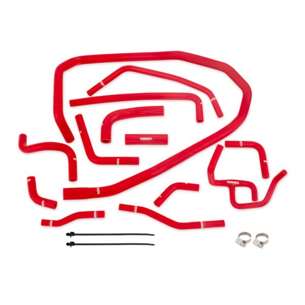 MIMMMHOSE-WRX-15ANCRD Mishimoto Silicone Ancillary Hose Kit (red, black, or blue) - 2015+ WRX-Red,