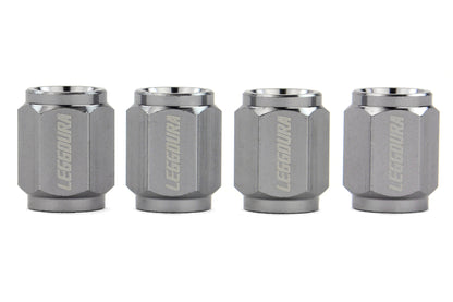KICWCKIVG Project Kics Leggdura Valve Cap Set - Universal-Gunmetal,