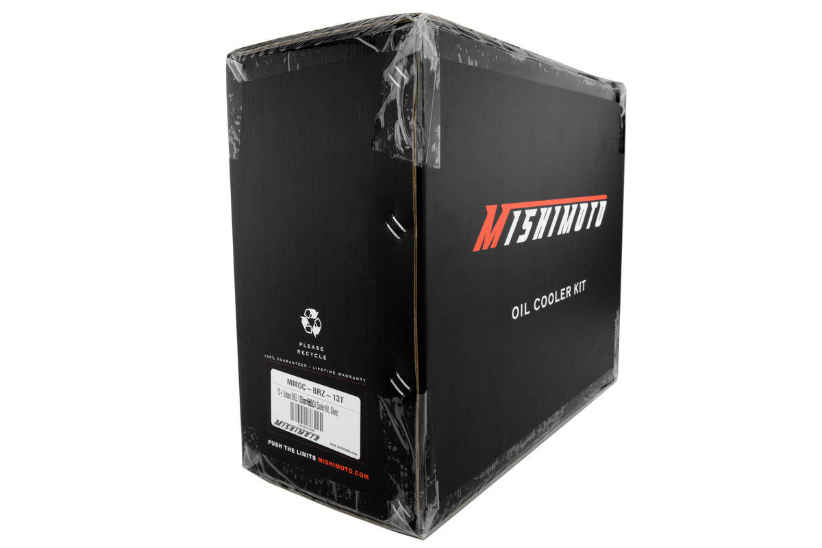 MIMMMOC-BRZ-13T Mishimoto Silver Oil Cooler (TStat) - 2013+ FT86,