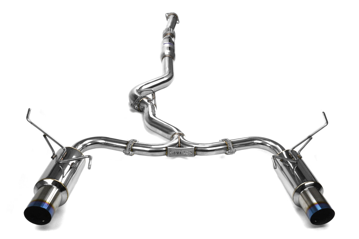 INVHS15STIGTT Invidia N1 Dual Exhaust (Stainless or Titanium Tips) - 2015+ WRX / 2015+ STI-Titanium Tips,