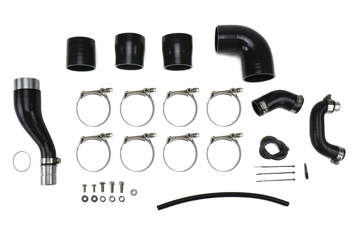 TXSW15-FMIC-BLK TurboXS Front Mount Intercooler Kit - 2015+ WRX-Wrinkle Black,