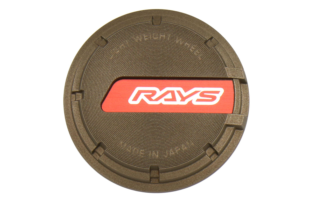 GRAWCGLRDBR Rays Gram Lights 57CR / 57DR GL Center Cap-Red-Bronze,