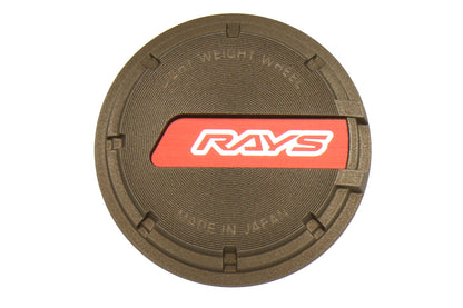 GRAWCGLRDBR Rays Gram Lights 57CR / 57DR GL Center Cap-Red-Bronze,