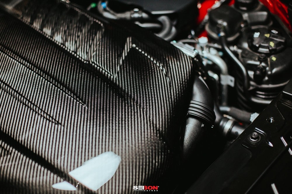SEIEC20TYSUP Seibon Carbon Fiber Engine Cover - 2020+ A90 Supra,