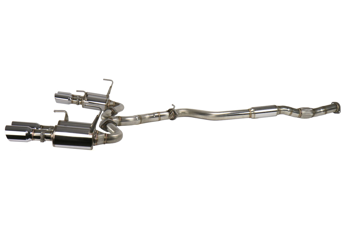 MXPMXCRVA MXP Comp RS Catback Exhaust - 2015+ WRX / 2015+ STI-Stainless Steel,