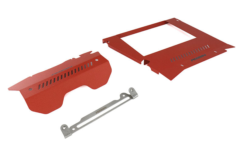 PERPSP-ENG-165RD Perrin Engine Cover Kit - 2015+ WRX-Red,