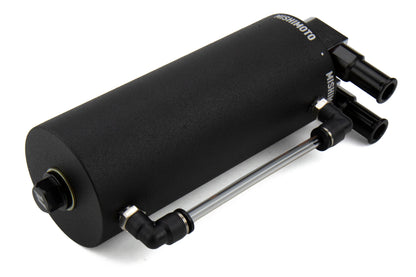 MIMMMOCC-SAWBK Mishimoto Wrinkle Small Aluminum Oil Catch Can - Universal-Black,