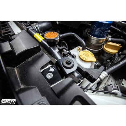 TXSW15-RADSTAY-BLK TurboXS Radiator Stay Bracket - 2015+ WRX / 2015+ STI-Black,
