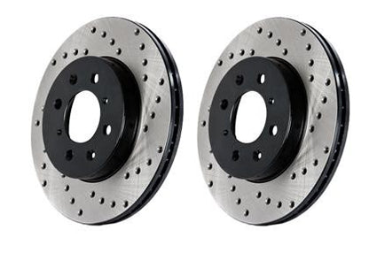 STT128.47031L StopTech Rear Drilled Sport Brake Rotor Left - 2013+ FT86,