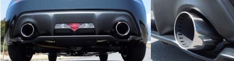 HKS32018-AT039 HKS Legamax Axle Back Exhaust - 2013-2016 FT86,
