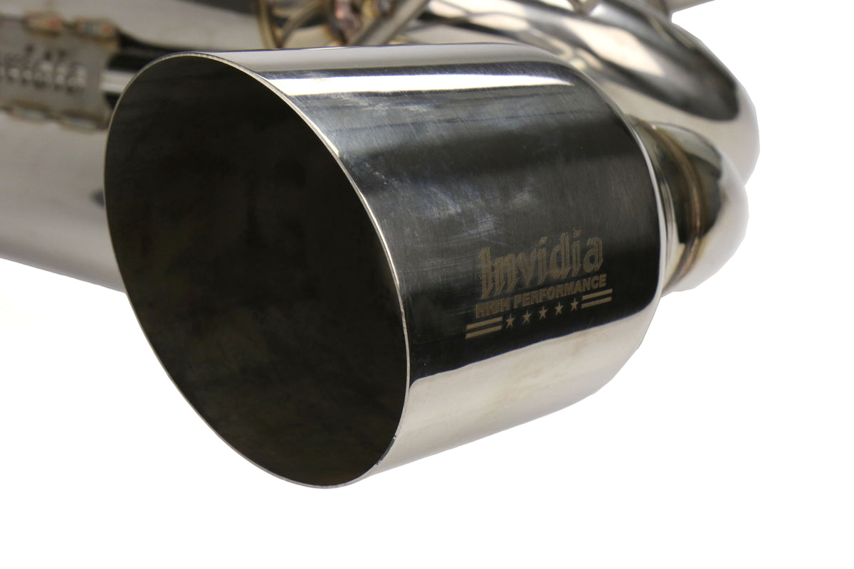 INVHS12SST7GM1SS Invidia Gemini (R400) Dual Tip Exhaust - 2013+ FR-S / BRZ / 86-Stainless Tips,