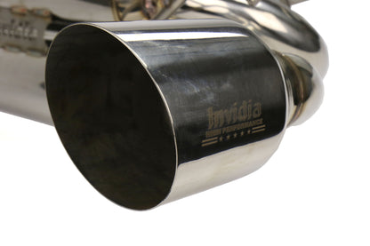 INVHS12SST7GM1SS Invidia Gemini (R400) Dual Tip Exhaust - 2013+ FR-S / BRZ / 86-Stainless Tips,