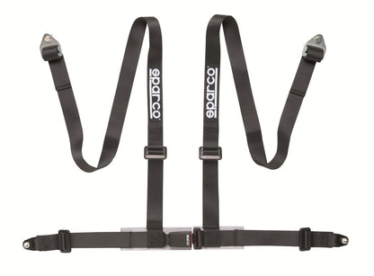 SPR04604BV1NR Sparco Belt 2 Inch 4-Point Bolt-In Harness - Universal-Black,