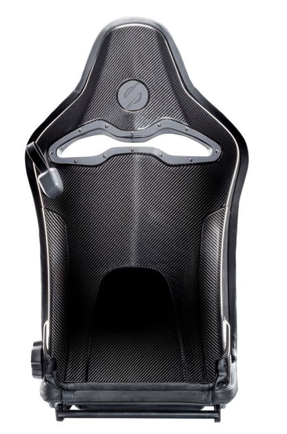 SPR00974ZNRDX Sparco SPX Carbon Fiber Seat Leather/Alcantara Black Right Side,