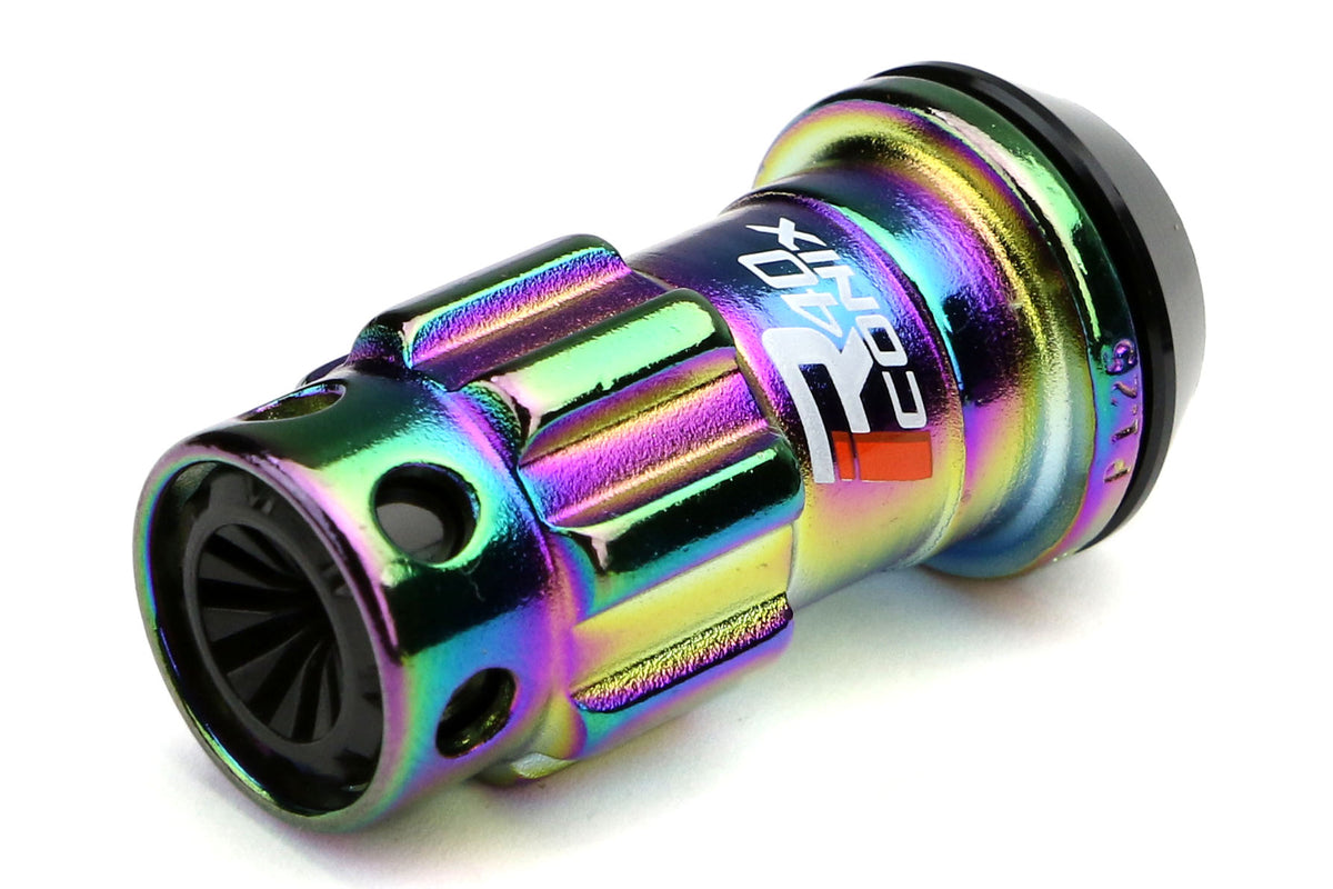 KICWRIF13NK Project Kics R40 Iconix Lug Nuts W/ Lock - 2015+ WRX / 2015+ STI / 2013+ FT86-Neo Chrome,