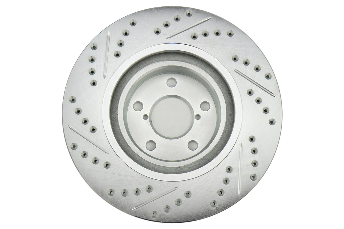 STT227.47021 Stoptech C-Tek Sport Drilled and Slotted Front Rotor Pair - 2013-2021 FRS / BRZ / 86,