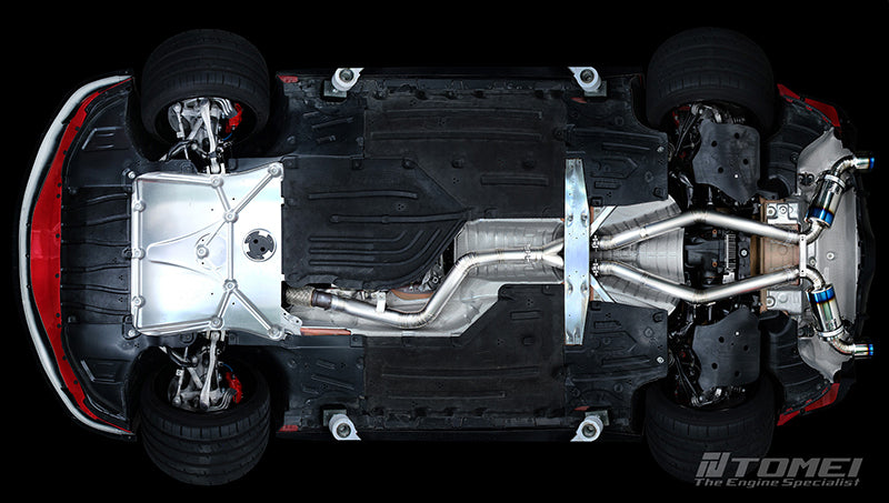 TOMTB6090-TY06B Tomei Dual Exit Full Titanium Expreme Ti Exhaust Muffler Kit Type-D - 2020-2021 Toyota A90 Supra,
