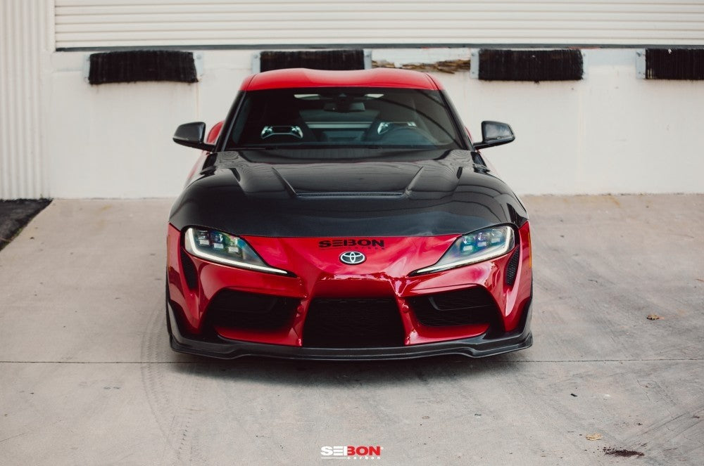 SEIHD20TYSUP-VS-DS Seibon VS-Style Double-Sided Carbon Fiber Hood - 2020 Supra,