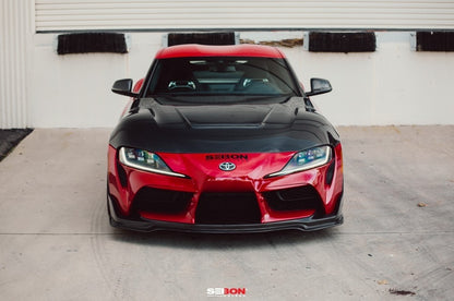 SEIHD20TYSUP-VS-DS Seibon VS-Style Double-Sided Carbon Fiber Hood - 2020 Supra,