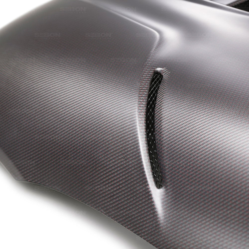 SEIHD20TYSUP-TS-DRY-RC Seibon TS-Style Red Dry Carbon Hood - 2020 Supra,
