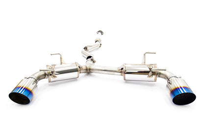 MXPMXCRFT86B MXP Comp RS TI Tips Catback Exhaust System Blue Tips - 2013+ FT86,