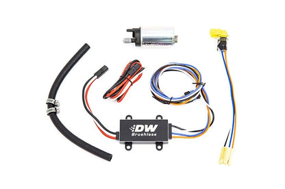 DET9-441-C102-0900 DeatschWerks DW440 440lph Brushless Fuel Pump w/ Dual Speed Controller - Universal,