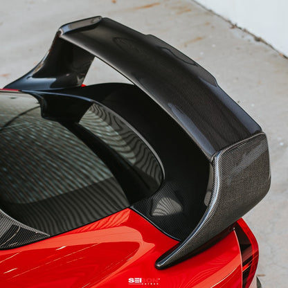 SEIRS20TYSUP-TD Seibon TD-Style Carbon Fiber Rear Spoiler 2020+ Toyota Supra GR,