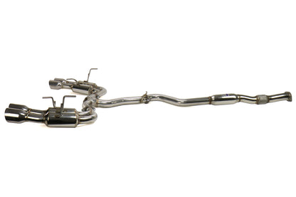 INVHS15STIGM4SS Invidia Gemini (R400) Quad Tip Exhaust - 2015+ WRX / 2015+ STI-Stainless Steel,