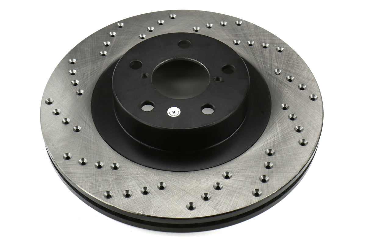 Subaru Machine Rotor Stoptech Drilled Rotor Single Front Right Subaru Models (inc. 2009-201 ...