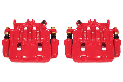 Power Stop Red Powder Coated Brake Calipers (Front Pair)