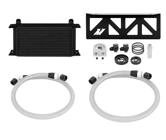 MIMMMOC-BRZ-13T Mishimoto Silver Oil Cooler (TStat) - 2013+ FT86,