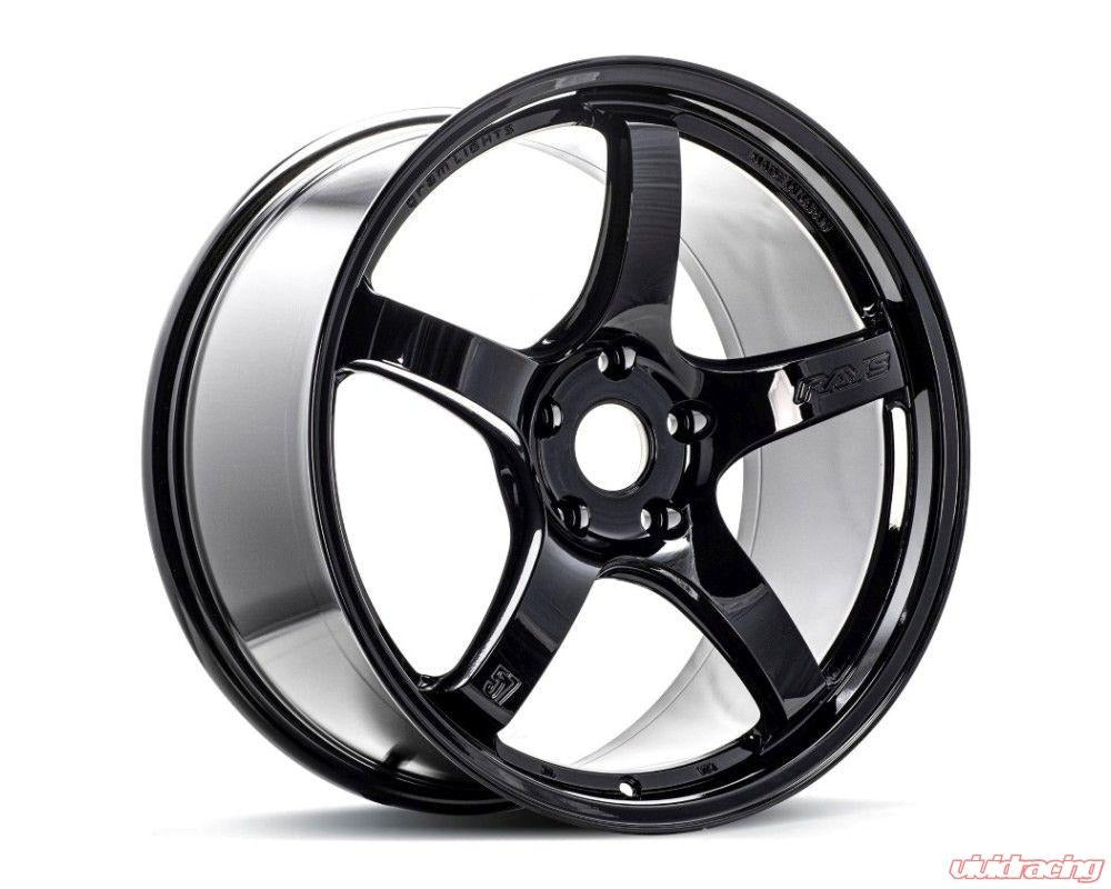 57cr Rbc Rays Gram Lights 57CR Glossy Black 19x9.5 +25 5x112 (Front)(Single Whe ...