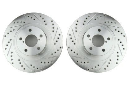 STT227.47021 Stoptech C-Tek Sport Drilled and Slotted Front Rotor Pair - 2013-2021 FRS / BRZ / 86,