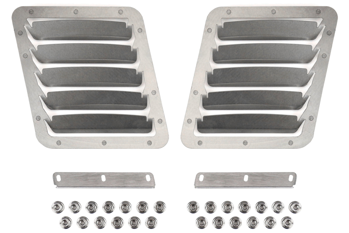VERA0053A-BARE Velox Hood Louver (Vents) Kit - 2015+ WRX / STI-Unpainted,