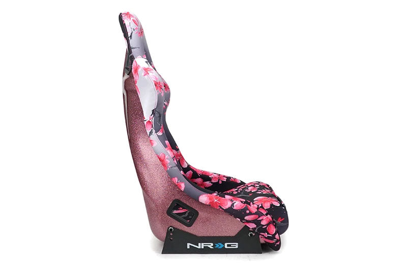 NRGFRP-302-SAKURA NRG Innovations FRP Sakura Japanese Blossom Edition Bucket Seat (Large) - Universal,