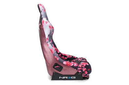 NRGFRP-302-SAKURA NRG Innovations FRP Sakura Japanese Blossom Edition Bucket Seat (Large) - Universal,