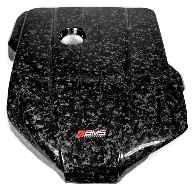 AMSAMS.38.06.0001-2 AMS Performance Chopped Carbon Fiber Engine Cover - 2020+ Toyota Supra,