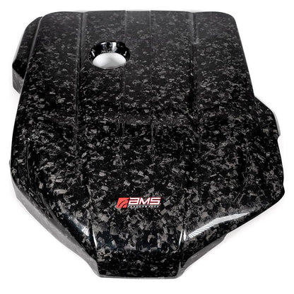 AMSAMS.38.06.0001-2 AMS Performance Chopped Carbon Fiber Engine Cover - 2020+ Toyota Supra,