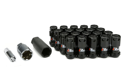 KICWRIF13KK Project Kics R40 Iconix Lug Nuts W/ Lock - 2015+ WRX / 2015+ STI / 2013+ FT86-Black,